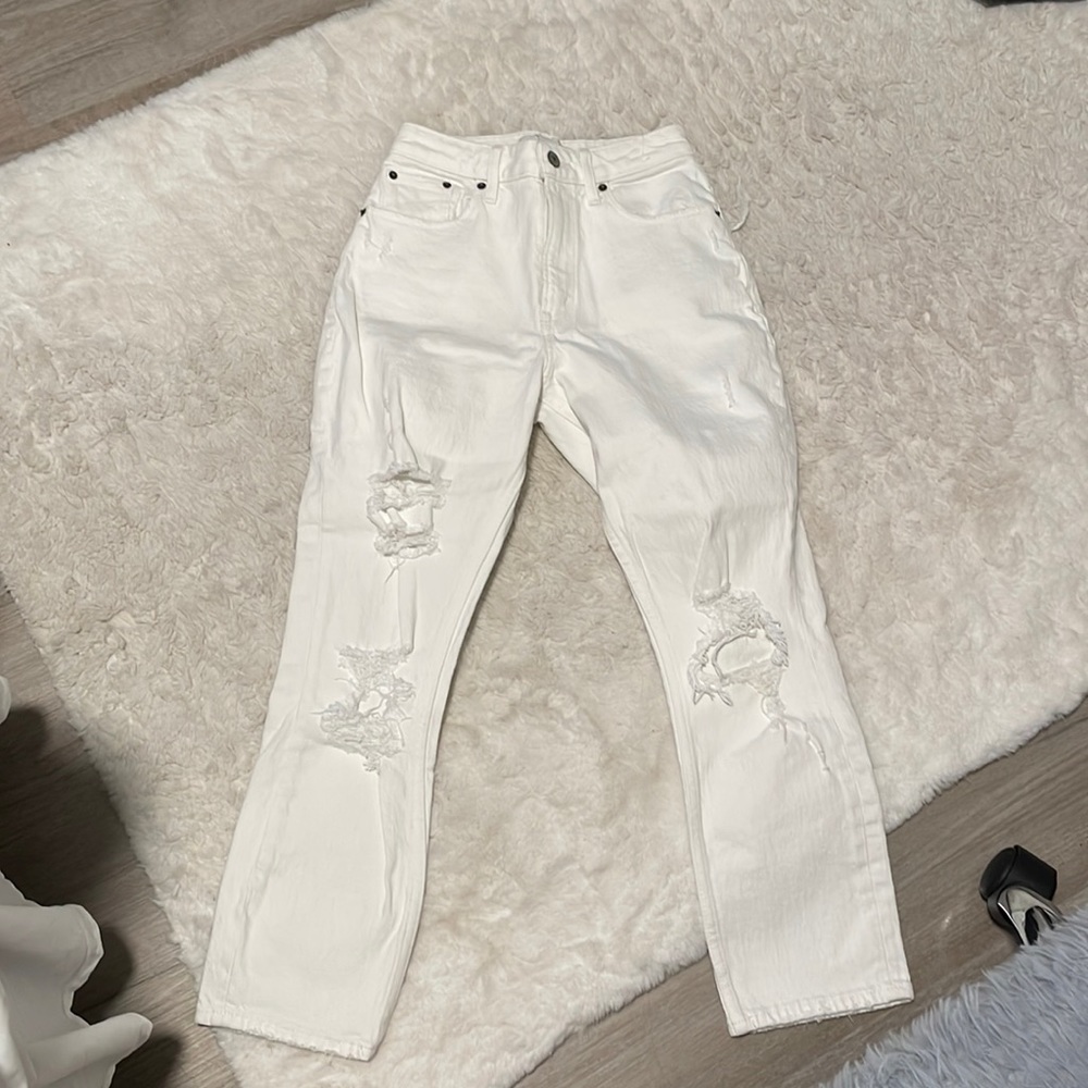 Abercrombie curve love mom jeans